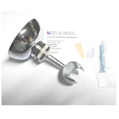 SUPPORTO A PARETE IN OTTONE PER FLESSIBILE CONICO