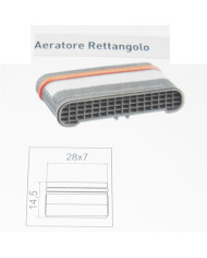 AERATORE NEOPERL RETTANGOLARE 28 X 7 MM