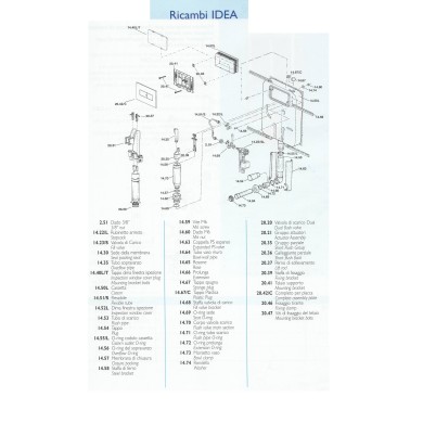 COPPIA FISSAGGIO TIRANTE IDEA E IDEA BLU