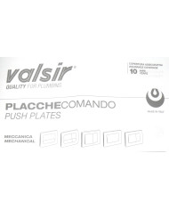 PLACCA VALSIR BIANCA DOPPIO COMANDO