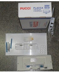 PLACCA PUCCI ECO 2 TASTI FLAT NUOVO MODELLO