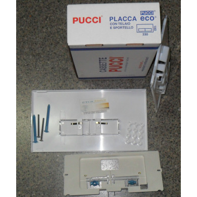 PLACCA PUCCI ECO 2 TASTI FLAT NUOVO MODELLO
