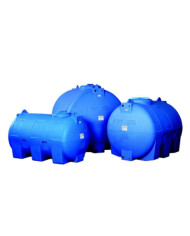 SERBATOIO POLIETILENE ORIZZONTALE CHO 300 LITRI