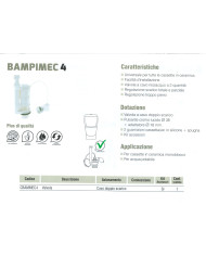 MECCANISMO MONOBLOCCO 2 TASTI BAMPI CR