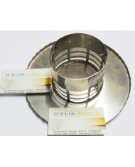 TERMINALE INOX DA 80 VERTICALE