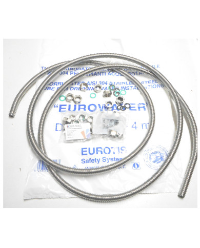 KIT EUROTIS ACQUA 4+4 MT TUBO E 10+10 RACC 1/2 3/4