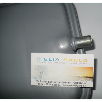 VASO ESPANSIONE 8 LT RETTANGOLARE CON STAFFA 3/8