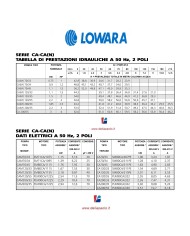 LOWARA CA 70/45/D BIGIRANTE KW TRIFASE