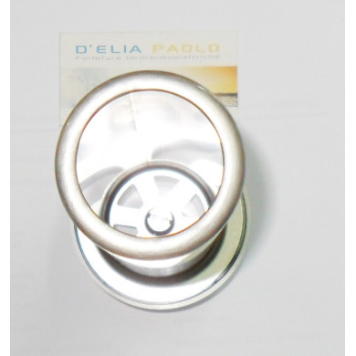 PILETTA LAVELLO INOX 11/2 CON TUBO SFIORO 25 CM