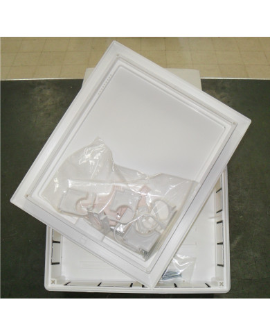 CASSETTA COLLETTORE CON SPORTELLO 260X307X82