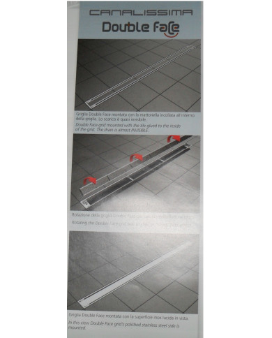 CANALISSIMA GRIGLIA ALLUMINIO CM 60