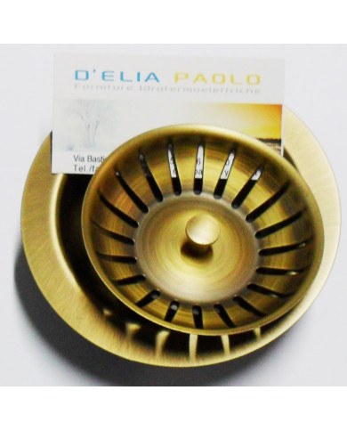PILETTA LAVELLO CTP ROTONDO OTTONE ANTICATO