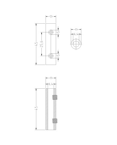 MANICOTTO PER GIUNZIONE ASTA SALTARELLO 4 - 5 - 6