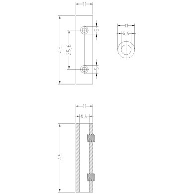 MANICOTTO PER GIUNZIONE ASTA SALTARELLO 4 - 5 - 6