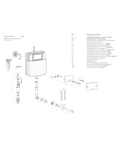 SUPPORTO SOTTOPLACCA 250 X 127 MM COMPLETO