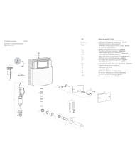 SUPPORTO SOTTOPLACCA 250 X 127 MM COMPLETO