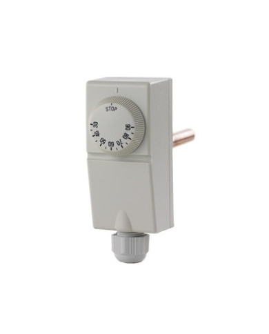 TERMOSTATO  IMMERSIONE 30 - 90 ° CON POZZETTO 1/2