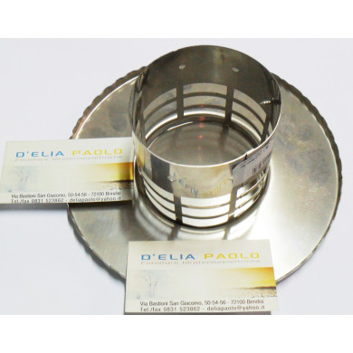 TERMINALE DA 60 INOX VERTICALE