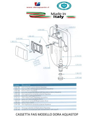 TUBO TROPPO PIENO FAIS P80 AQUASTOP, DORA AQUASTOP