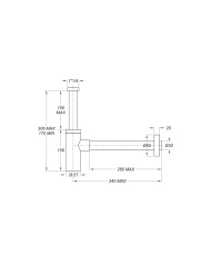 SIFONE INOXMASTER BIANCO 11/4 X 32