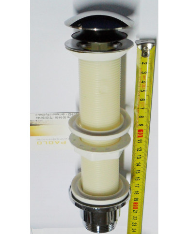 PILETTA LAVABO EXTRA LUNGA 1 1/4 FINO A 18 CM