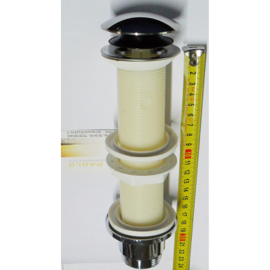 PILETTA LAVABO EXTRA LUNGA 1 1/4 FINO A 18 CM