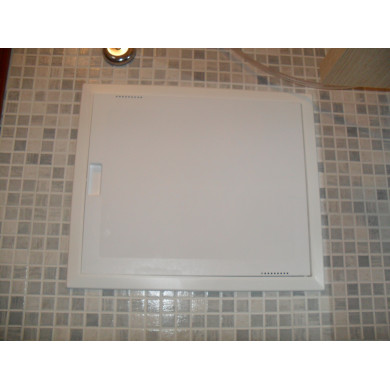 SPORTELLO E CORNICE BIANCO PER SCATOLA 368 X 383