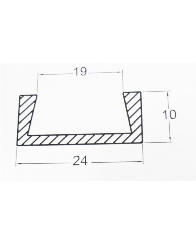 CANALISSIMA GRIGLIA ALLUMINIO CM 70