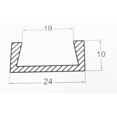 CANALISSIMA GRIGLIA ALLUMINIO CM 70