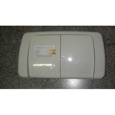 PLACCA HIDROBOX EVOLUTION DOPPIO TASTO BIANCA