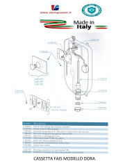 PLACCA INTERNA FAIS MILANI MODELLO P80 DORA E DORA